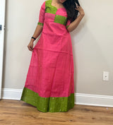Fusion Chanderi silk dress