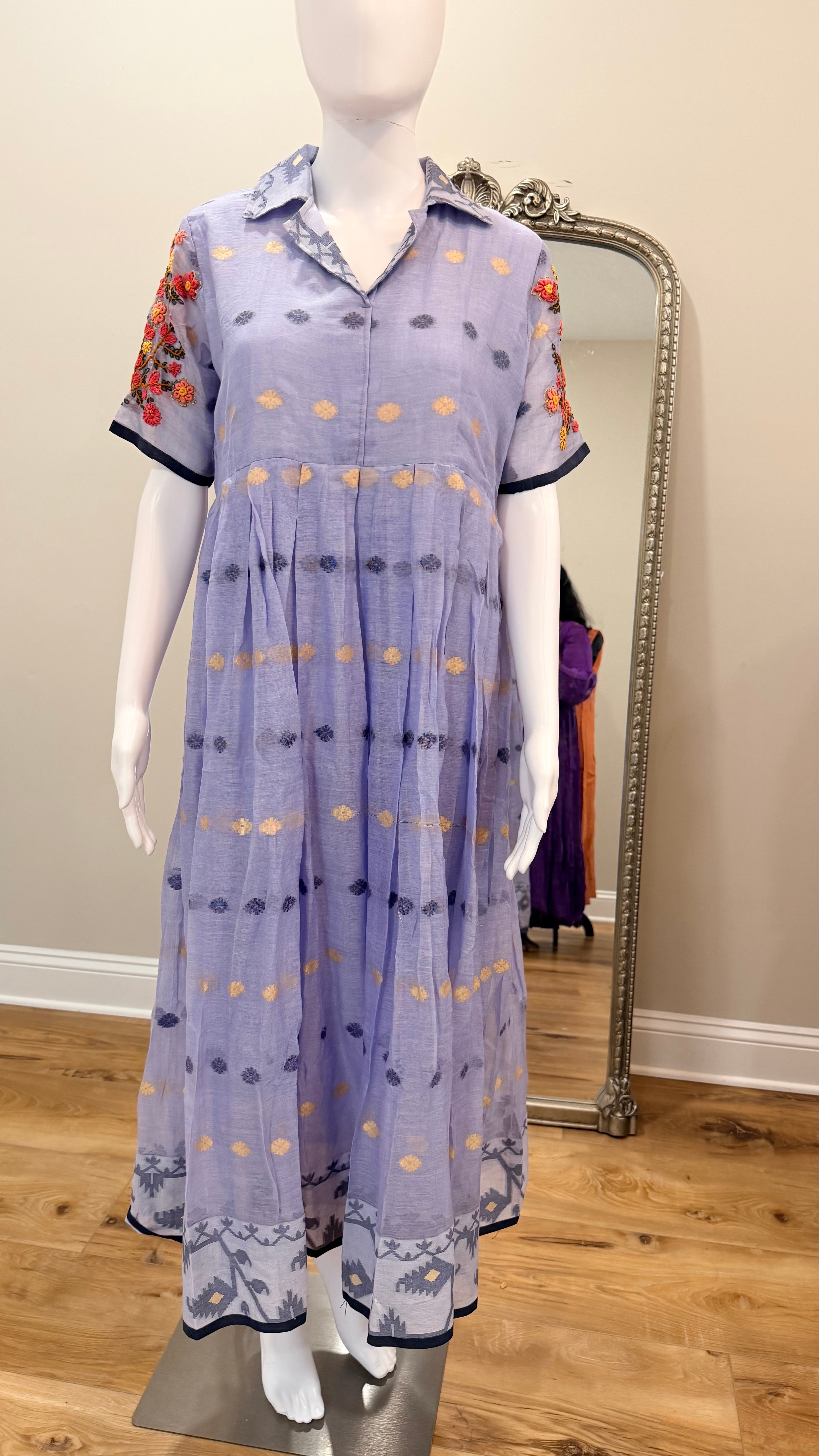 Handloom Jamdani dress