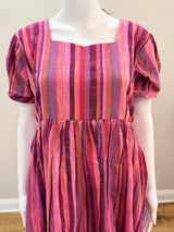 Stripes handloom dress