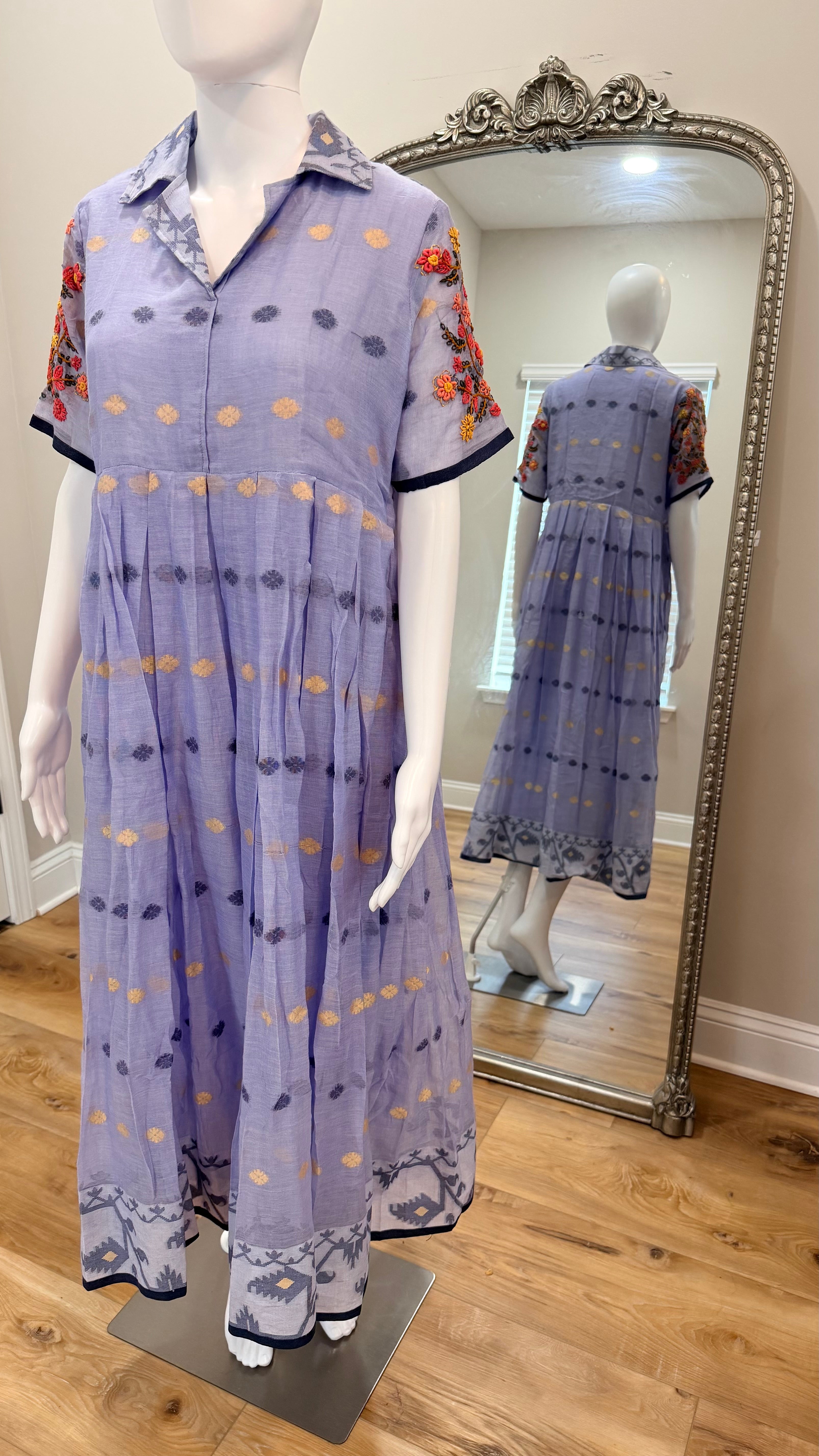 Handloom Jamdani dress