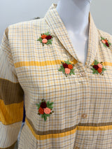 Checked handloom dress