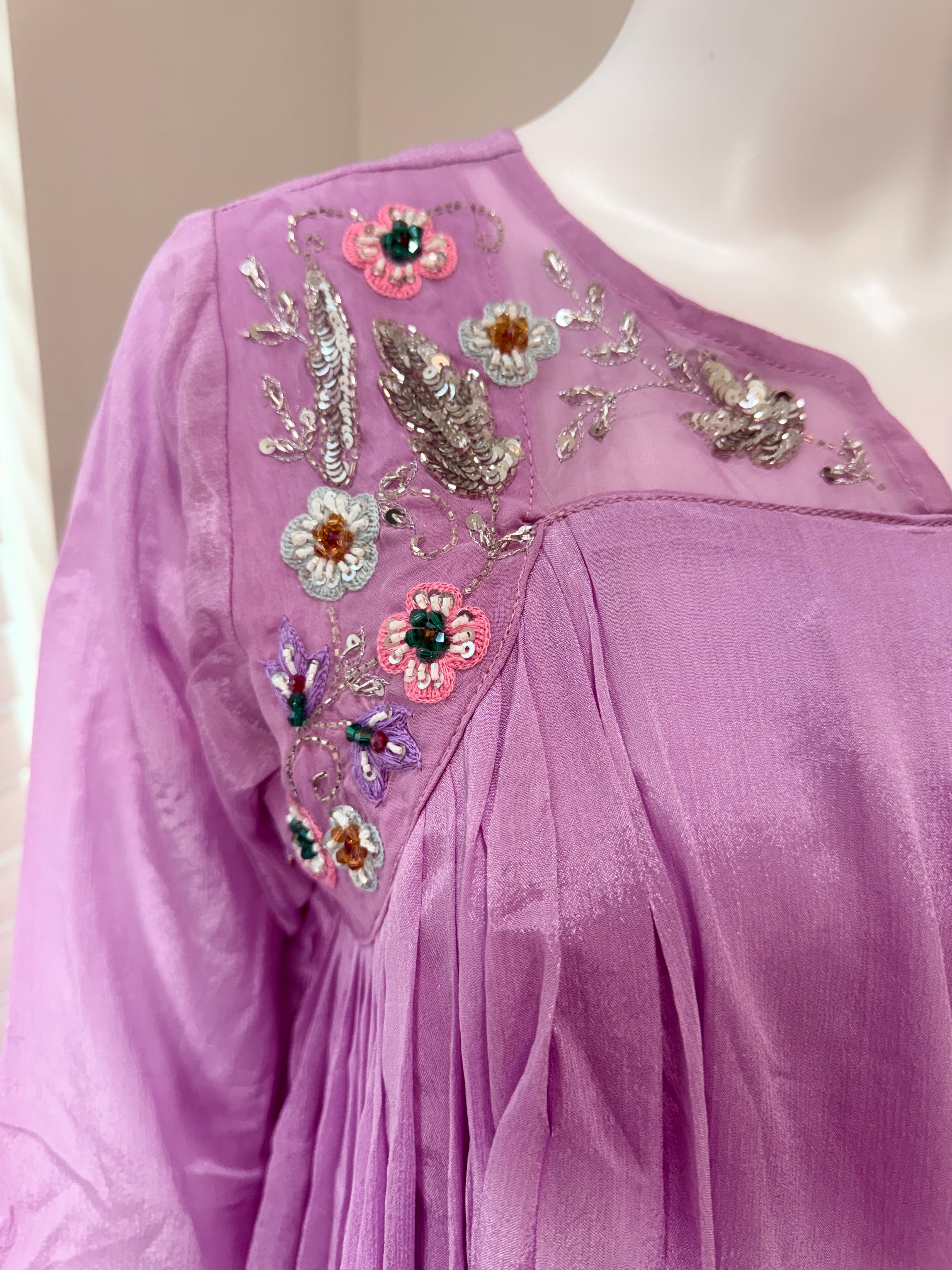 Pink chinnon dress