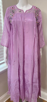 Pink chinnon dress