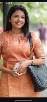 Banarasi fusion kurti top only