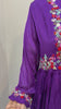 Purple chinnon dress