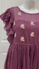 Brown blue Party wear kota dress