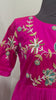 Pink Peacock- designer dress with zardosi work