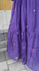Violet mul chanderi frock