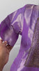 Purple tissue silk 3 piece kurti set