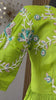 Pista green Peacock- designer dress