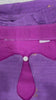 M size - Purple color raw silk co ord set with gold buttis