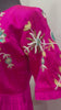 Pink Peacock- designer dress with zardosi work