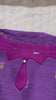 M size - Purple color raw silk co ord set with gold buttis