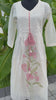 Off white Mul Chanderi set with patch work