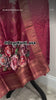Rust orange Raw silk kurti set