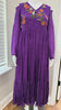Violet chinnon dress with handwork detailing