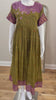 Jamdani handloom mehendi dress