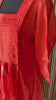 Orange mul chanderi frock