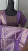 Purple tissue silk 3 piece kurti set