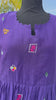 Violet mul chanderi frock