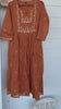 Mul cotton kurti set with work on yoke